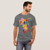 Afrika-plattegrond T-shirt (Voorkant volledig)