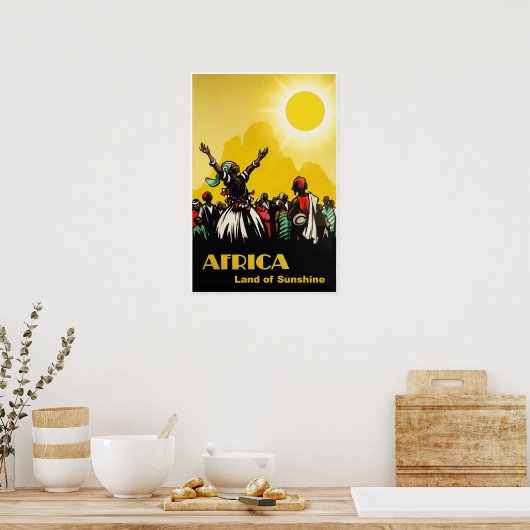 Afrika Poster (Keuken)