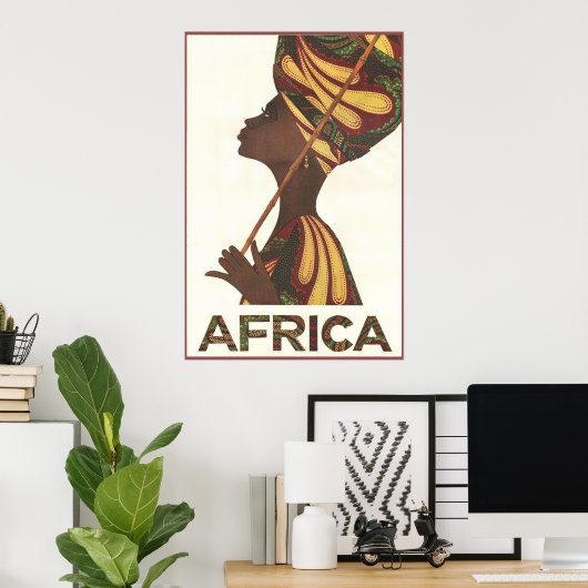 Afrika Poster (Thuiskantoor)