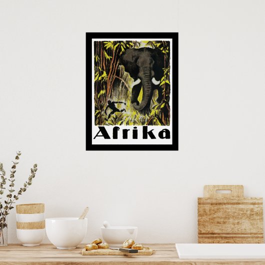 Afrika Poster (Keuken)