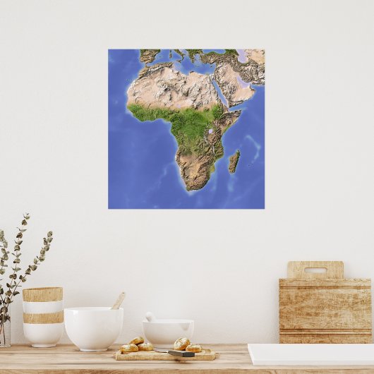 Afrika Poster (Keuken)