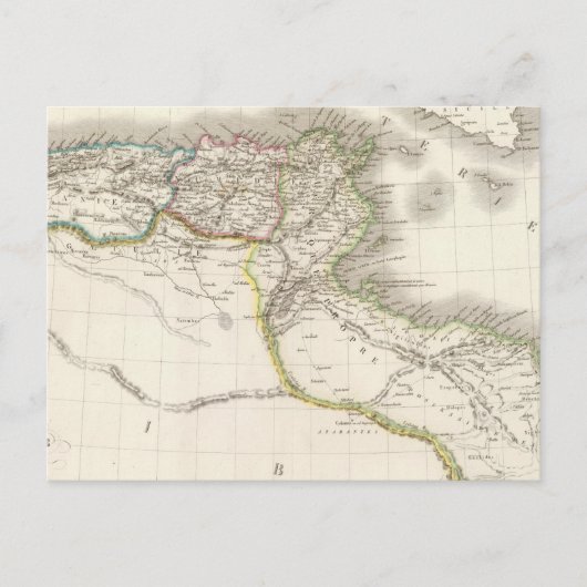 Afrika Propre - Afrika Atlas Map Briefkaart (Voorkant)