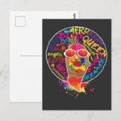 Afrika Proud Black American Afro Melanin Queen Briefkaart (Voorkant / Achterkant)