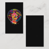 Afrika Proud Black American Afro Melanin Queen Visitekaartje (Voorkant / Achterkant)