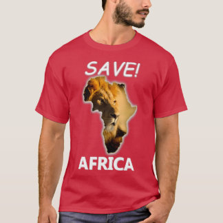 Afrika redden t-shirt