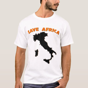 Afrika redden t-shirt