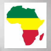 Afrika Reggae Poster (Voorkant)