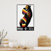 Afrika Reisposter Afrikaanse Muur Kunstprint Poster (Keuken)