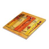 Afrika retro  cadeaus 01 tegeltje (Zijkant)