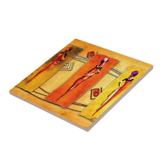 Afrika retro  cadeaus 01 tegeltje (Zijkant)