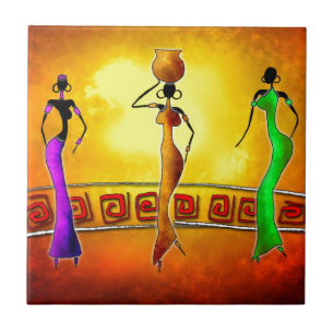 Afrika retro cadeaus 03 tegeltje