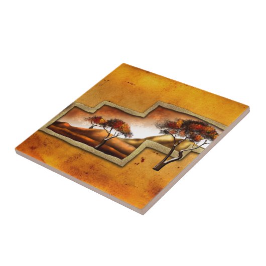 Afrika retro cadeaus 06 tegeltje (Zijkant)