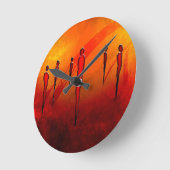 Afrika retro  cadeaus 22 ronde klok (Hoek)