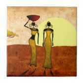 Afrika retro  cadeaus 24 tegeltje (Voorkant)