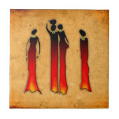 Afrika retro  cadeaus 26 tegeltje (Voorkant)