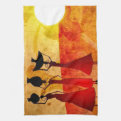 Afrika retro  cadeaus 27 theedoek (Verticaal)