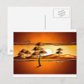 Afrika retro geschenken 11 briefkaart (Voorkant / Achterkant)