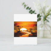 Afrika retro geschenken 13 briefkaart (Staand voorkant)