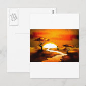 Afrika retro geschenken 13 briefkaart (Voorkant / Achterkant)