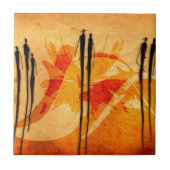 Afrika retro  geschenken 19 tegeltje (Voorkant)