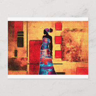 Afrika retro geschenken AF091 Briefkaart