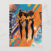 Afrika retro  geschenken AF102 Briefkaart (Voorkant)