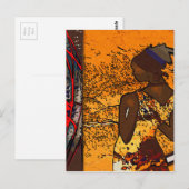 Afrika retro  geschenken AF107 Briefkaart (Voorkant / Achterkant)