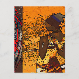 Afrika retro  geschenken AF107 Briefkaart