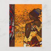 Afrika retro  geschenken AF107 Briefkaart (Voorkant)