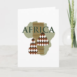 Afrika - rijk aan geschiedenis feestdagen kaart