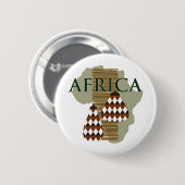 Afrika - rijke geschiedenis ronde button 5,7 cm (Voorkant /achterkant)