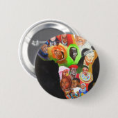 Afrika Ronde Button 5,7 Cm (Voorkant /achterkant)