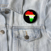 Afrika Ronde Button 5,7 Cm (In situ)