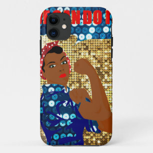 afrika rosie de riveter iPhone 11 hoesje