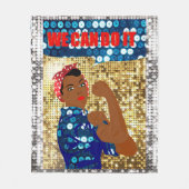 afrika rosie de riveter deken (Voorkant)