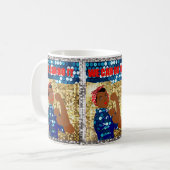 afrika rosie de riveter koffiemok (Voorkant links)