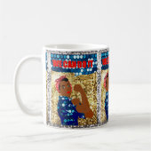 afrika rosie de riveter koffiemok (Links)