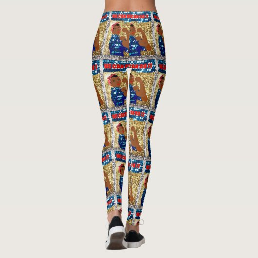 afrika rosie de riveter - leggings (Achterkant)