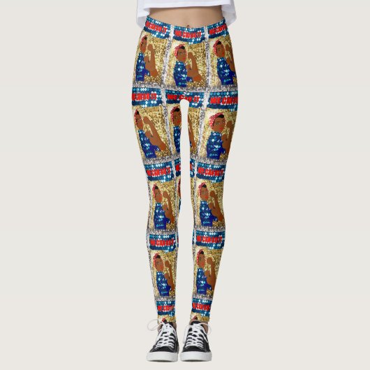 afrika rosie de riveter - leggings (Voorkant)