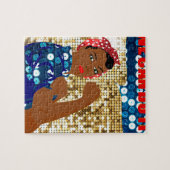 afrika rosie de riveter legpuzzel (Horizontaal)