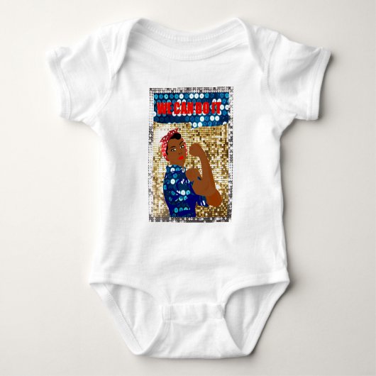 afrika rosie de riveter romper (Voorkant)