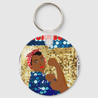 afrika rosie de riveter sleutelhanger