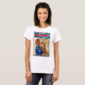 afrika rosie de riveter t-shirt (Voorkant volledig)