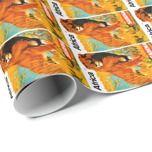 Afrika ~ Sabena Cadeaupapier (Rol Hoek)