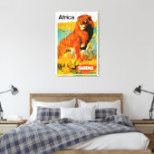 Afrika ~ Sabena Canvas Afdruk (Insitu (Slaapkamer))