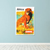 Afrika ~ Sabena Canvas Afdruk (Insitu (Houten vloer))