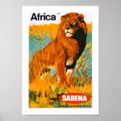 Afrika ~ Sabena Poster (Voorkant)