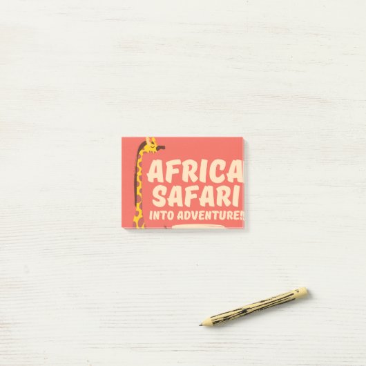 Afrika Safari Avontuur! Post-it® Notes (Op bureau)
