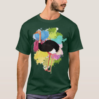 Afrika Safari Bird Ostrich T-shirt