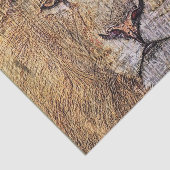 Afrika safari dieren in het wild majestueuze leeuw tissuepapier (Detail)